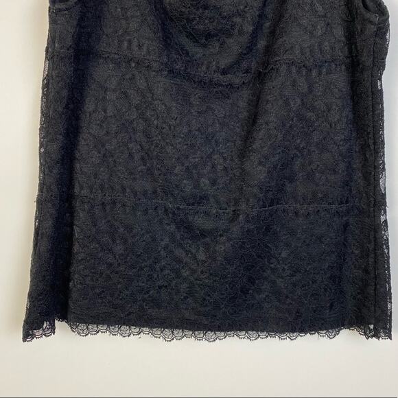 GARFIELD & MARKS BLACK LACE CAMISOLE TOP SIZE SMALL - Picture 9 of 10